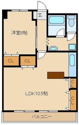 大竹ハイツの物件間取画像